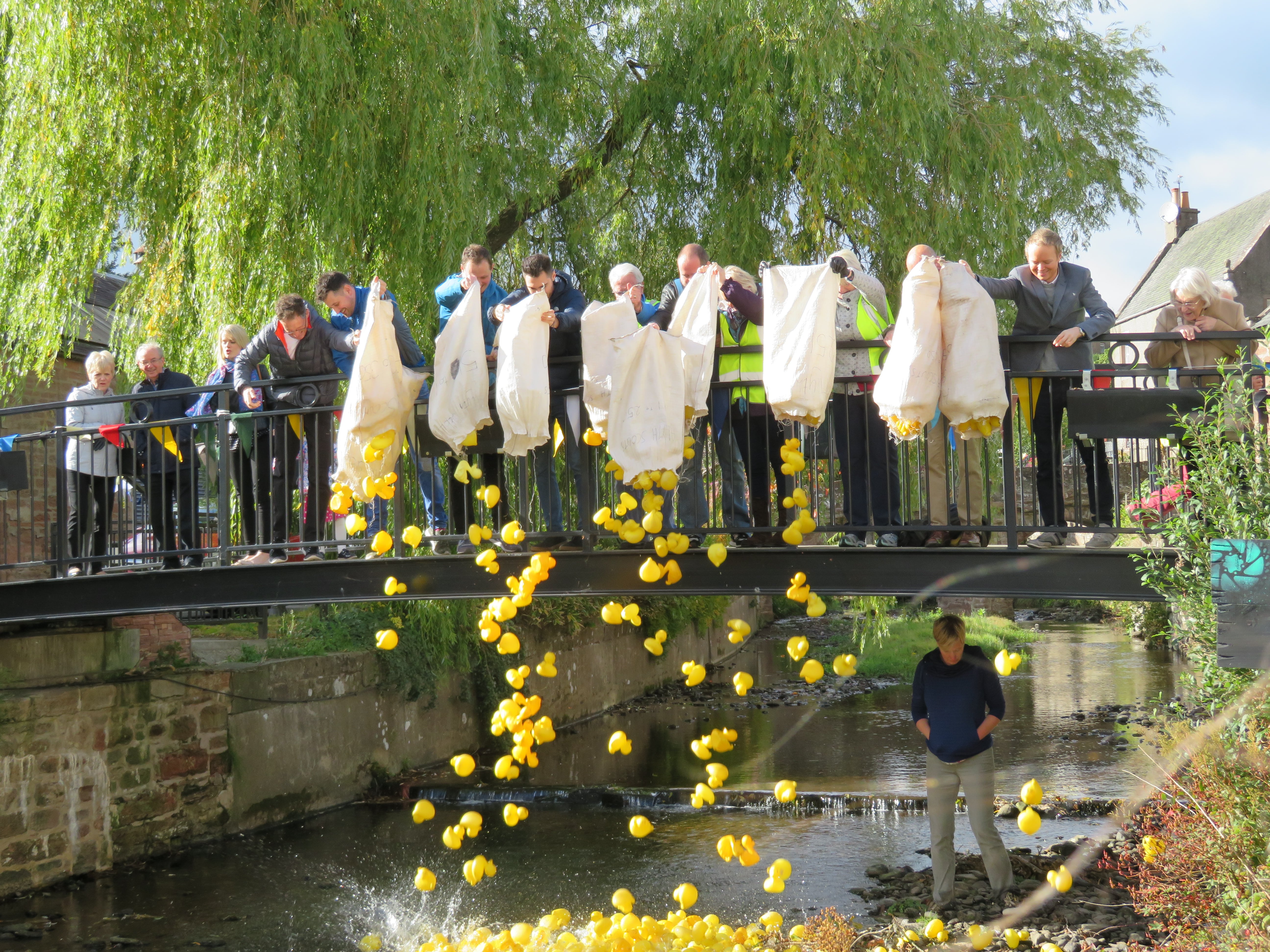 Fund-raising Plastic Duck Race